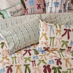 Furn Noortje Bows Printed Reversible Duvet Cover Set