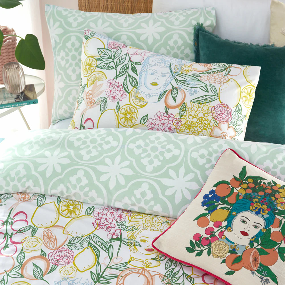Furn Taormina Floral Duvet Cover Set Multicolour